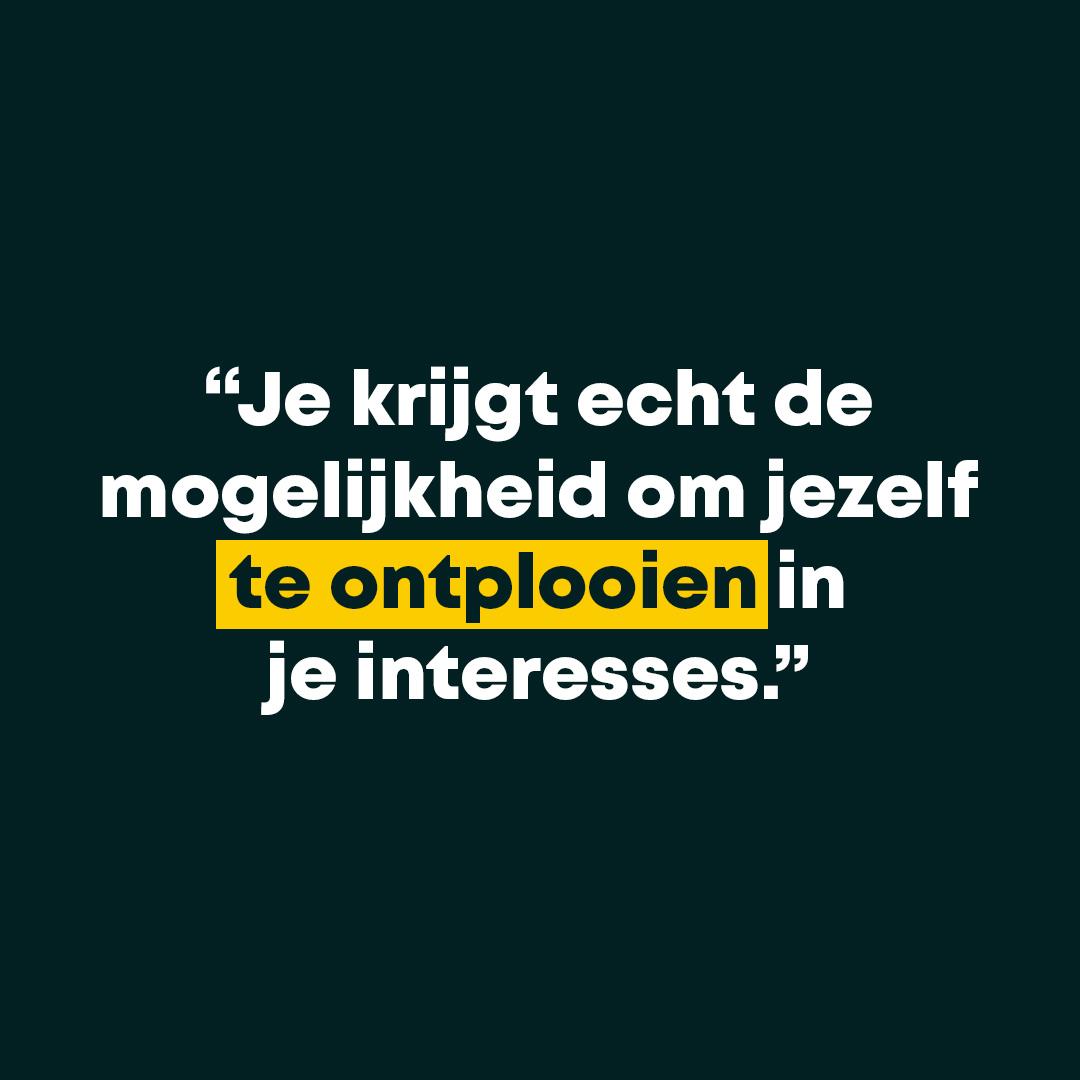 Quote van een collega